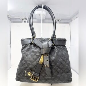 Marc Jacobs Casey Double Quilted Tote in Gray